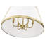 Luminaire suspendu 24 pouces 6 lumières Michiel-429270514