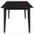 Henin Cappuccino Rectangle Dining Table