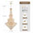 Light Dimmable Unique/Statement Empire Crystal Chandelier-1103909367