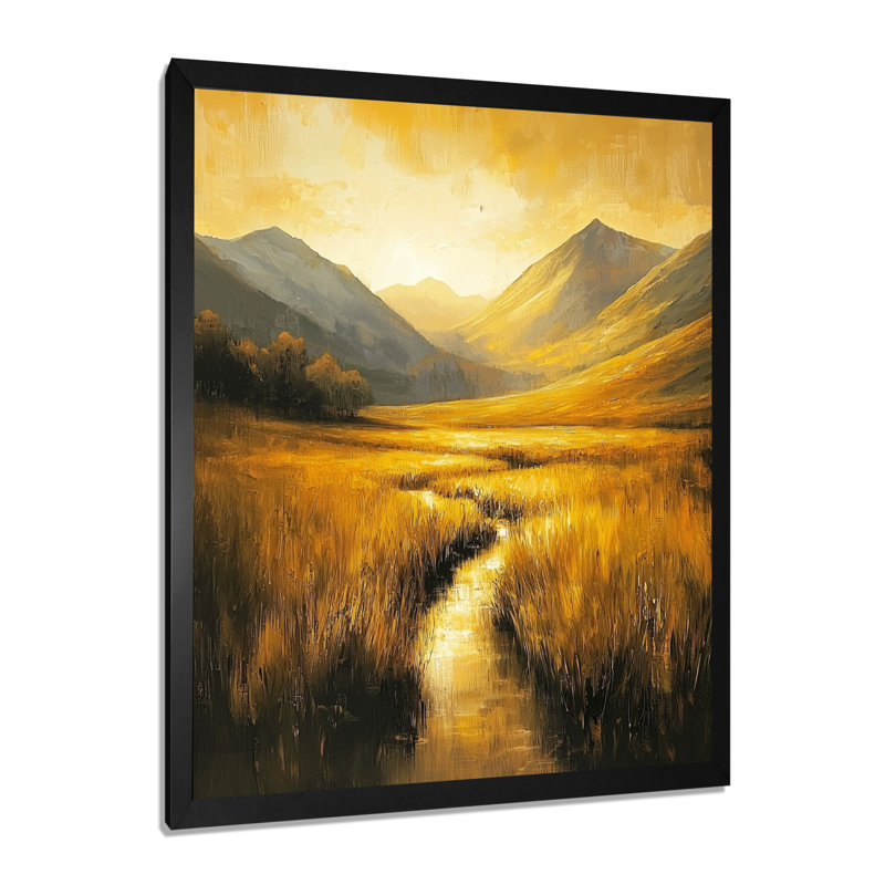 Gereldine - paysages, impressions d'art mural, H 20 po x l 12 po, Impression de cadre photo, Noir, noir, noir, noir