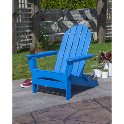 POLYWOOD Classic Adirondack Oversized Folding Adirondack Chair