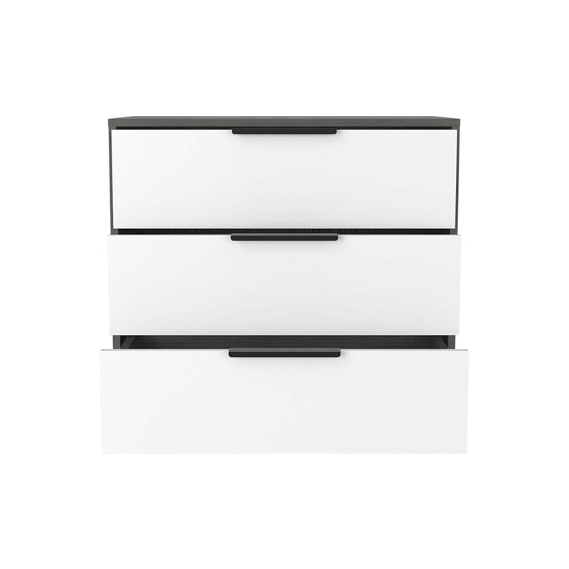 Commode 3 tiroirs Anayelly, Multicolor