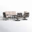 Arriona 7 - Person Patio Conversation Set with Cushions