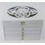 Wood Jewellery Box + Drawers