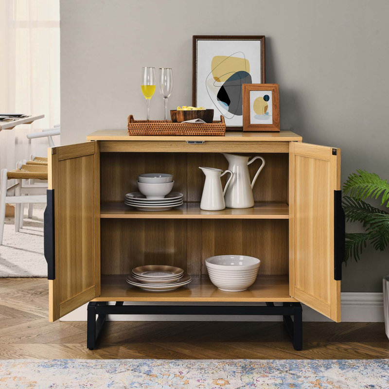 Armoire d'appoint Aleksejs, Naturel