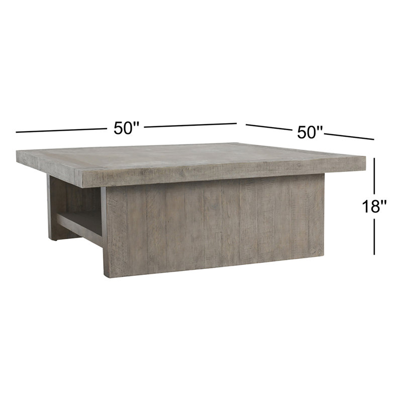 Stonebridge 50" Square Coffee Table