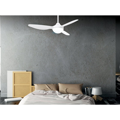 Hank 132 cm Ceiling Fan with LED Lights and with Light Kit