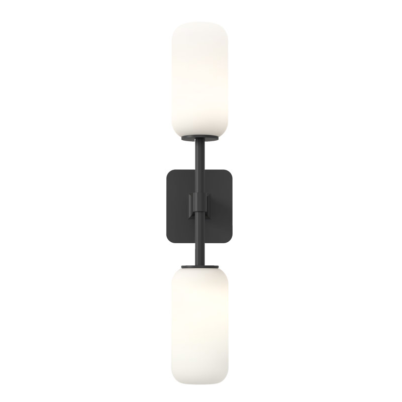 Tacoma 2 - Light Armed Sconce, Matte Black, 17.8" H x 4.88" W x 7.3" D, Tulip