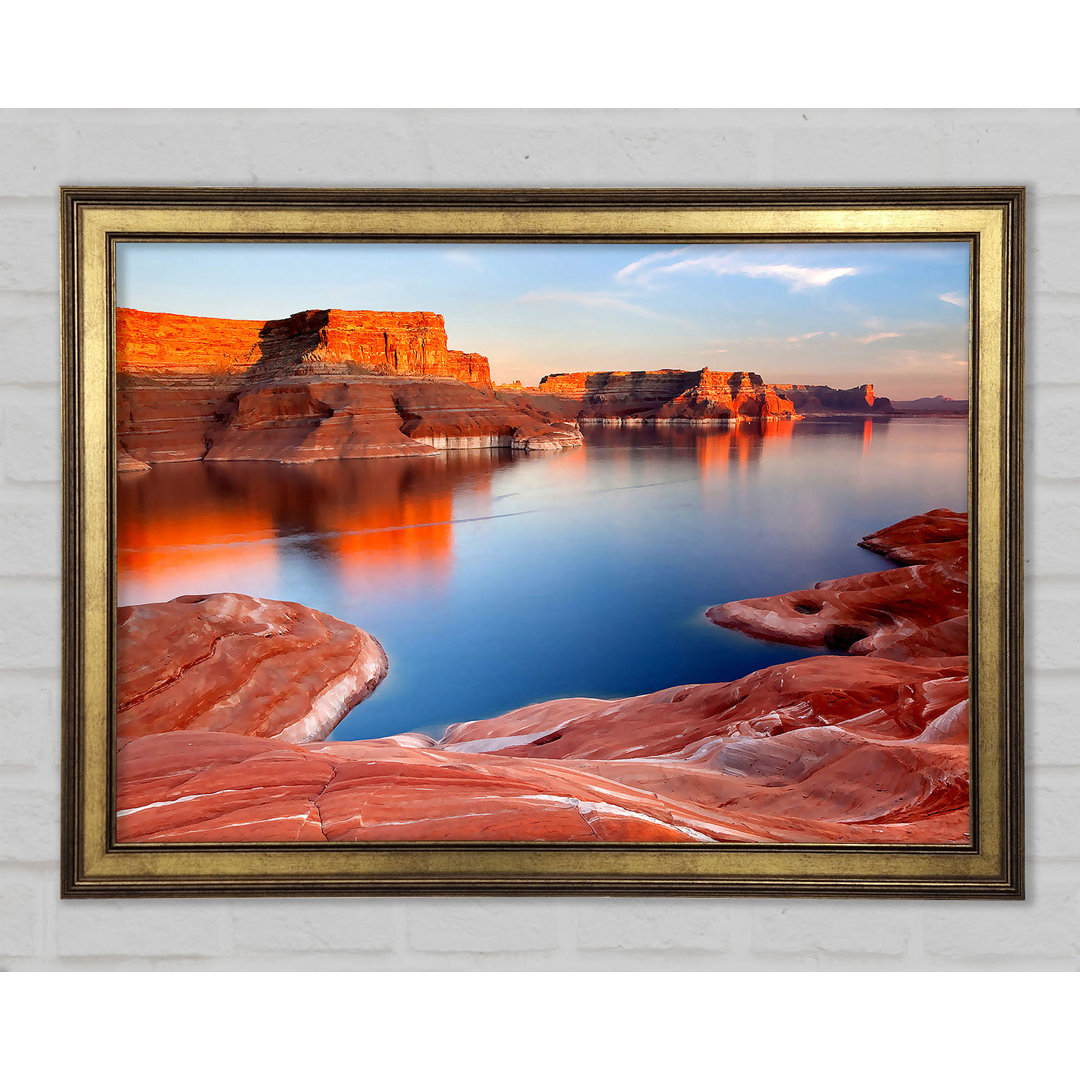 Padre Bay Lake Powell Utah Gerahmter Druck