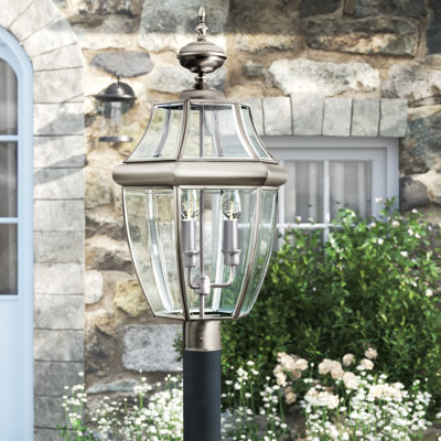 Beveled Metal Outdoor Lantern Head
