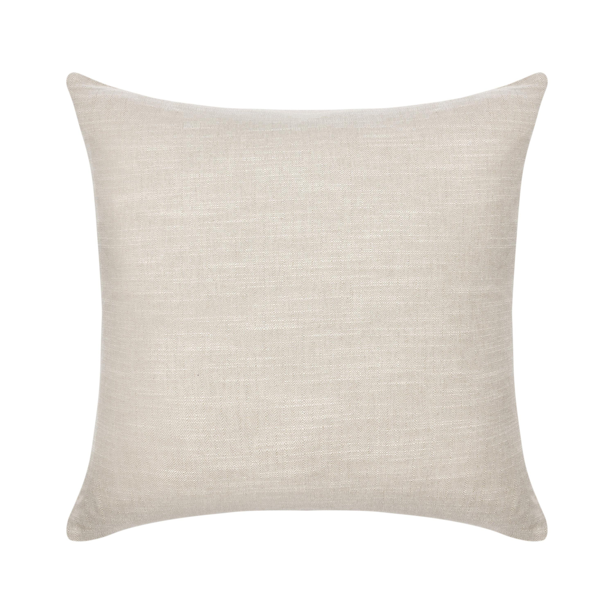 Kara Striped Cotton Throw Pillow, Gray Striped