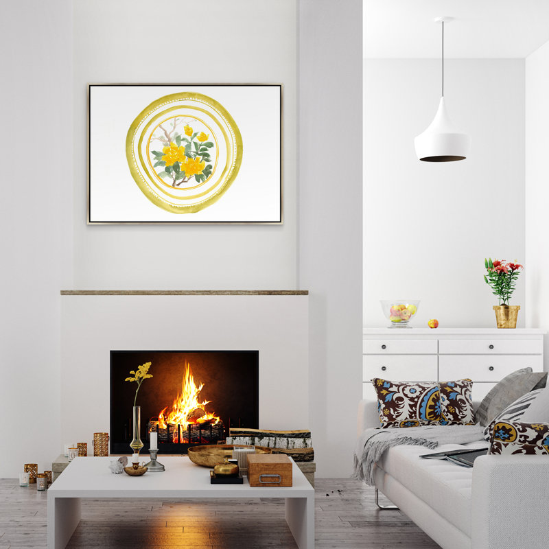 Visions II Print by Helen Parker, 31.5" H x 41.5" W x 1.5" D, Image Brush Gel