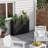  38" Rectangular Metal Planter Box,Black-830160073