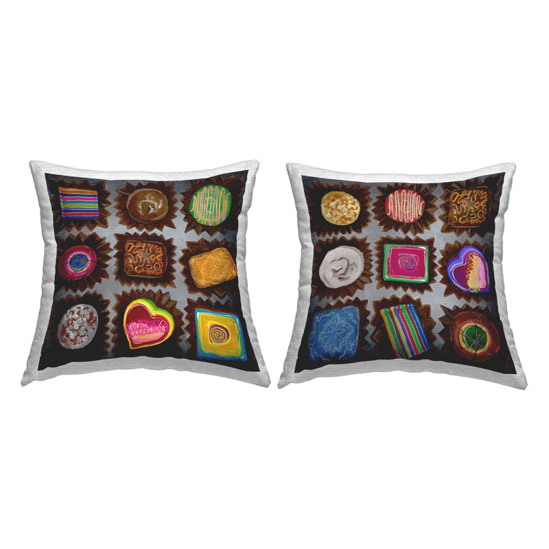 Abstract Throw Pillow