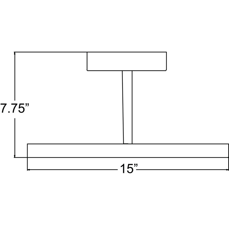 Shavonne Acrylic Flush Mount, Brushed Steel