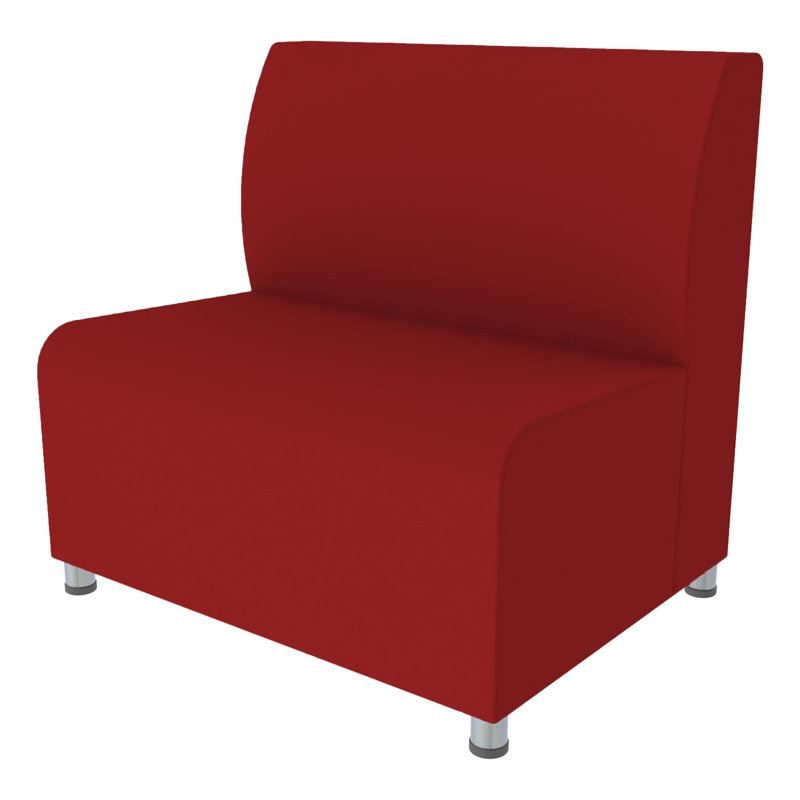 Fauteuil d'appoint rembourré Pro Series, Cramoisi