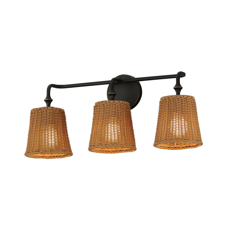 Meuble-lavabo Baja, Bronze foncé