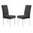 Chalee Modern and Contemporary Armless Dining Chair in Velvet with Acrylic Legs-22804020