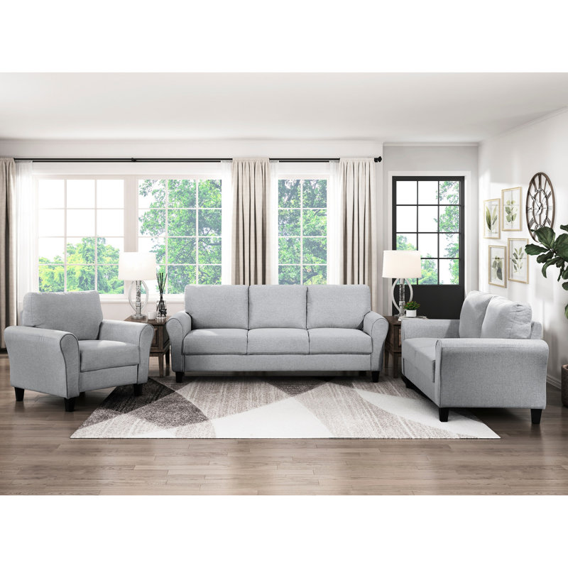 Chaise en tissu texturé couleur sable, aspect, fabrication en bois massif, rembourrage en mousse avec ressorts ensachés, chaise de salon moderne en tissu de couleur et structure en contreplaqué, coussin de siège attaché