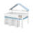Full Size Loft Bed With Canopy Roof-1379244163