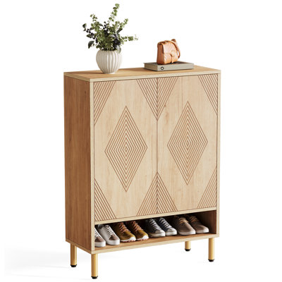 24 Pair Shoe Storage Cabinet