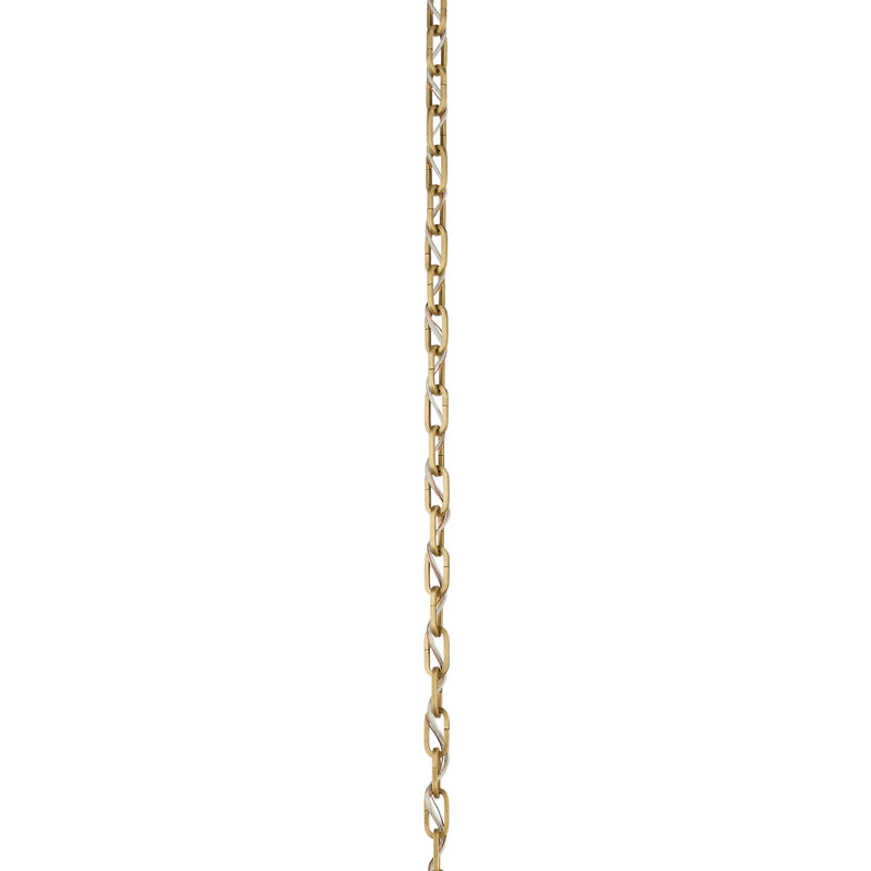 Chaîne d'accessoires 36 po carré en laiton laqué robuste