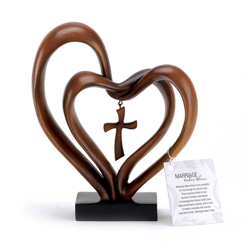Figurine de mariage, Brun
