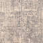 Tapis taupe Nourison Botanical Washables 5 pi x 7 pi-968922857-969902148