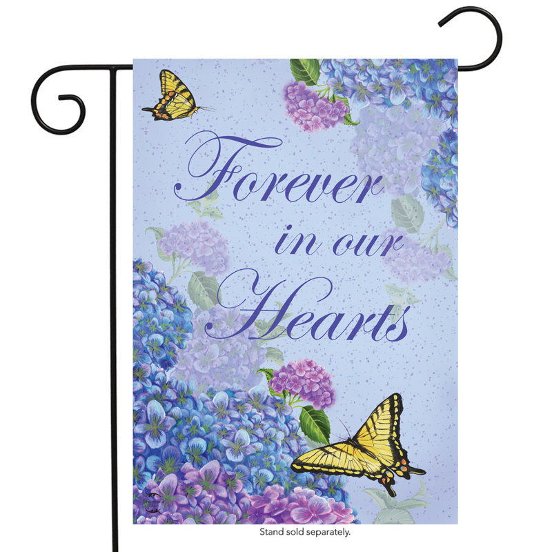 Drapeau de jardin Forever In Our Hearts