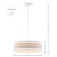 Caffrey 20" Extendable Pendant