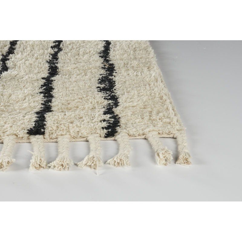 Calsbeck Wool Geometric Indoor Rug, Rectangle 5' x 8'