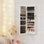 Armoire à bijoux avec miroir à suspendre-2060205236