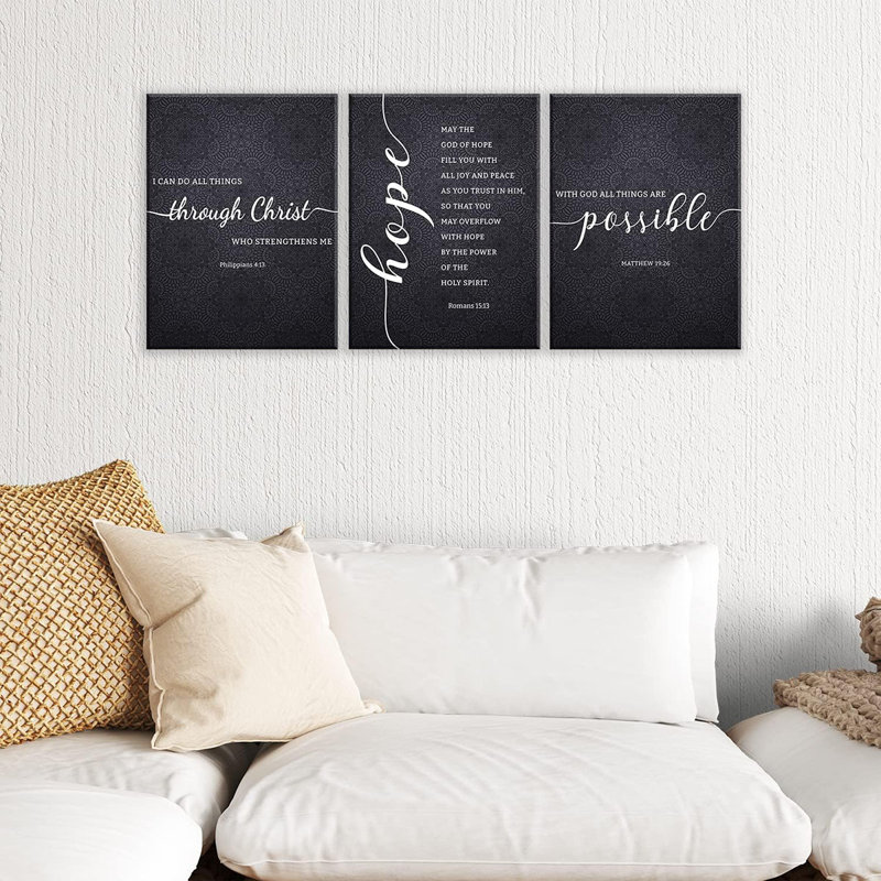 3 Piece Wrapped Canvas Print