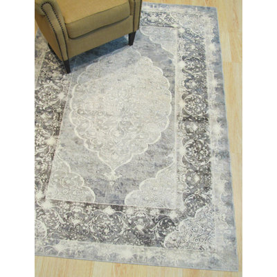 Lecuyer Warm Gray Machine Made Area Rug