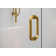 Stellar 86 in. x 78 in. Fully Frameless 3 Panel Inline Hinge Shower Door