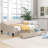 Upholstered Tufted Daybed With Two Drawers