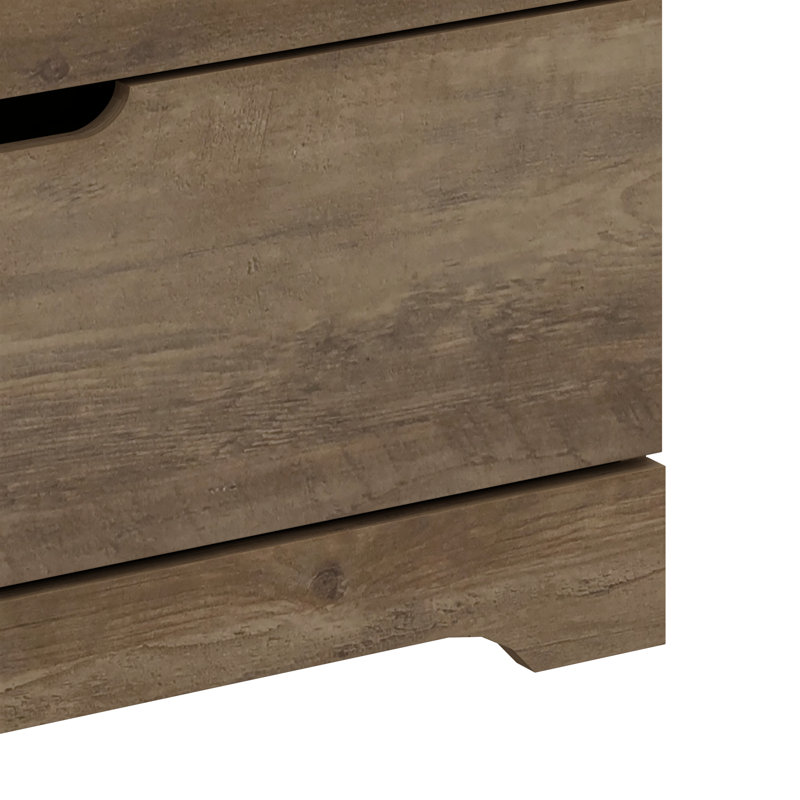 Commode 5 tiroirs l 31,5 po Aroob, Chêne noueux