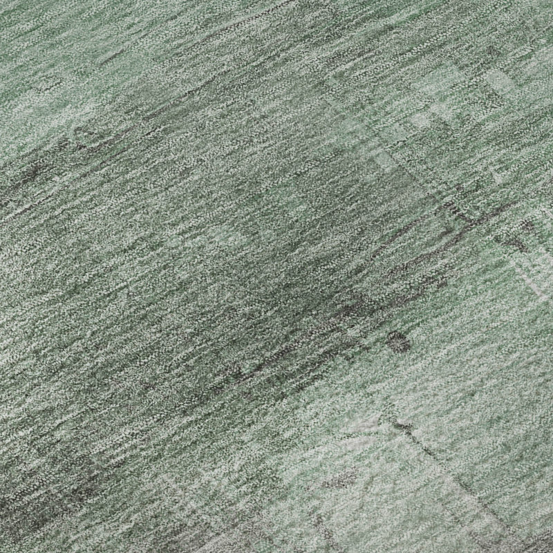 Tapis abstrait Premium Sykora AMF1473 lavable à la machine, Tapis de couloir 2 pi 3 po x 7 pi 6 po