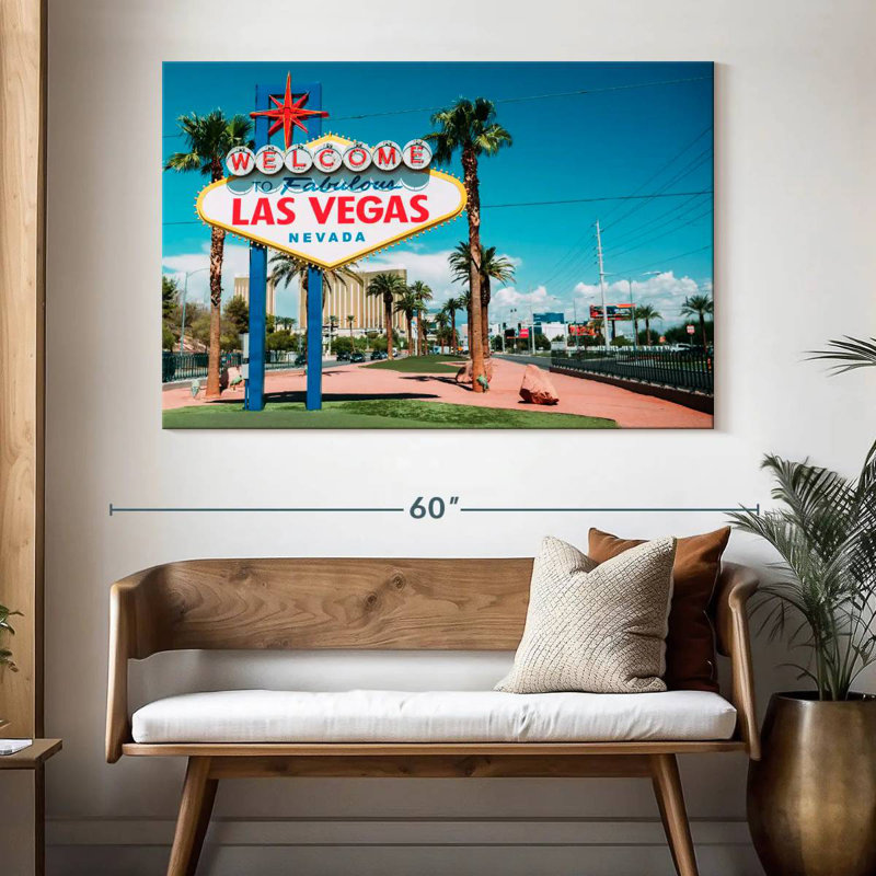 Kavia Las Vegas Welcome Post, 34" H x 51" W