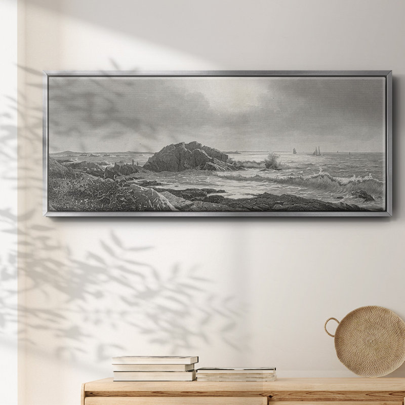 Indian Rock- Framed Canvas, 20" H x 50" W