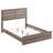 Oak 5-Piece Slatted Headboard Panel Bedroom Set
