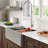Karran Quartz 34'' X 21-1/4'' Single Bowl Farmhouse Apron Front Workstation Kitchen Sink-72385307