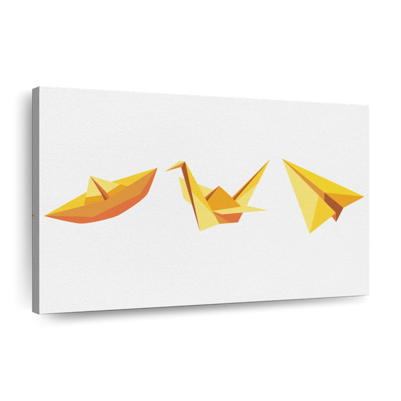 " Origami " by Stark Art Collective, 8" H x 12" W x 1" D