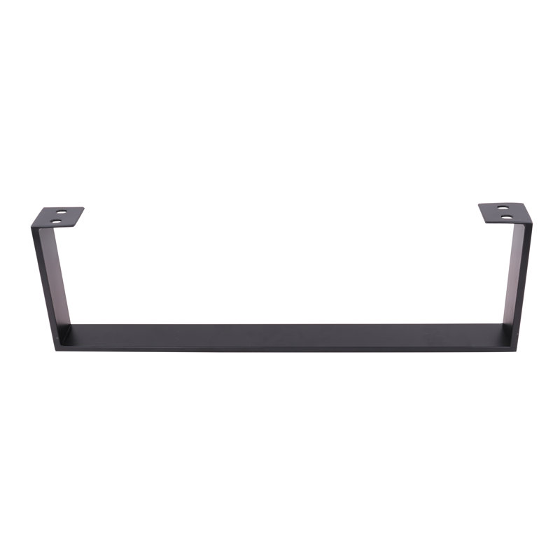 Pied de table en acier Dikomo, Noir