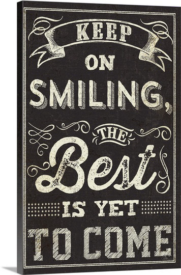 «Chalk Quotes II», impression, H 48 po x l 32 po x P 1,5 po, Toile