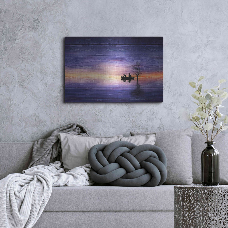 "Wood Series: Croisière" par Bess Hamiti, H 24 po x l 36 po