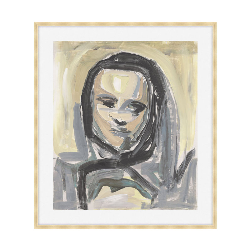 Yellow Cast 1 Print by Allison Wickey, 39.75" H x 34.75" W