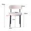 50cm H Teddy Upholstered Metal Side Chair-114193736-123191245