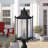 Dunnmore 1-Light Outdoor Post Lantern in Black