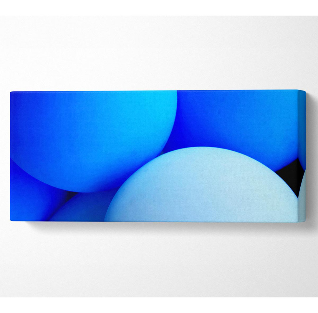 Pastellblaue Traum-Panorama-Leinwand